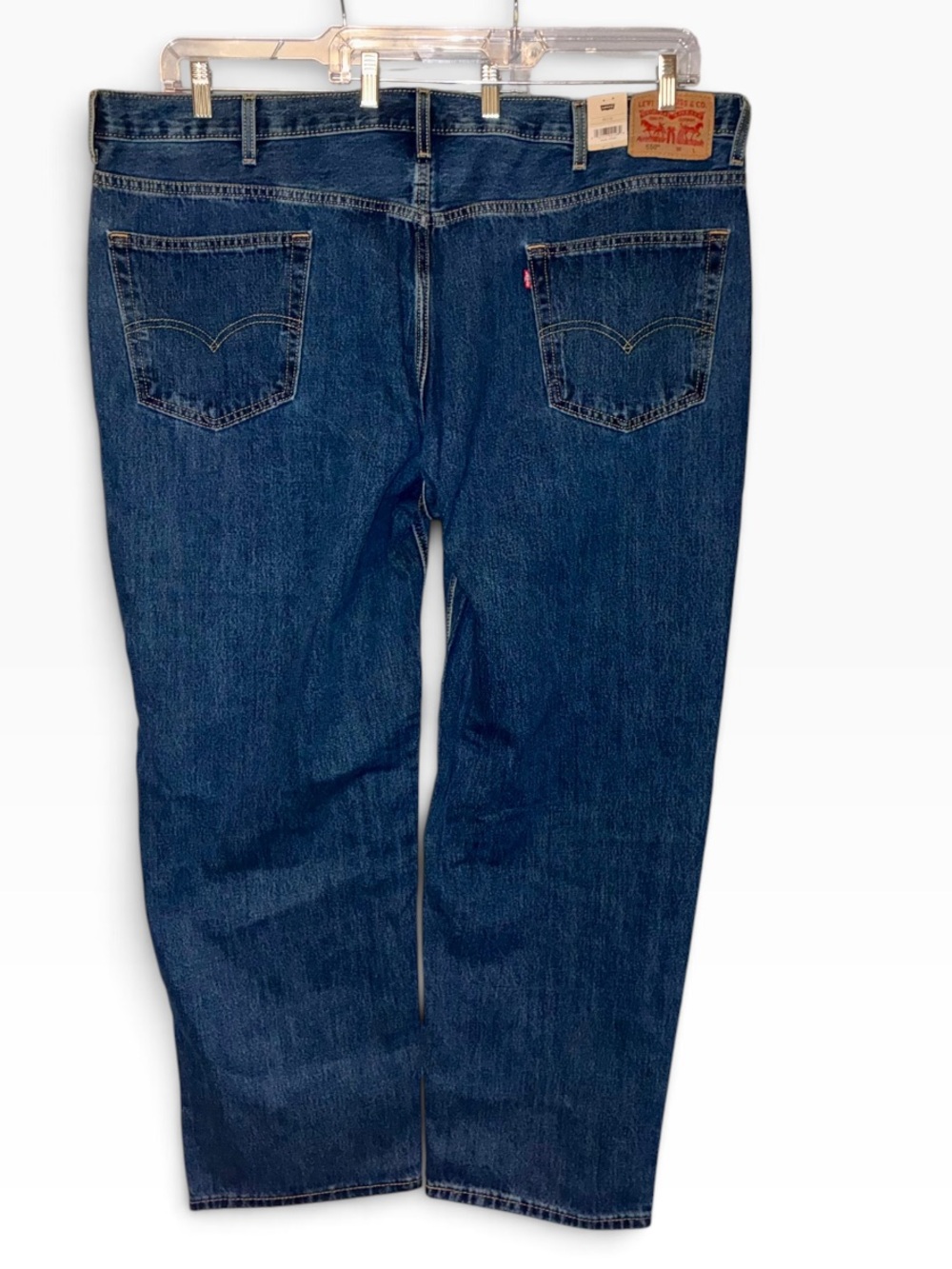 Levi’s 550 - Relaxed Fit Blue Denim Jeans Big & Tall Size 50 x 32